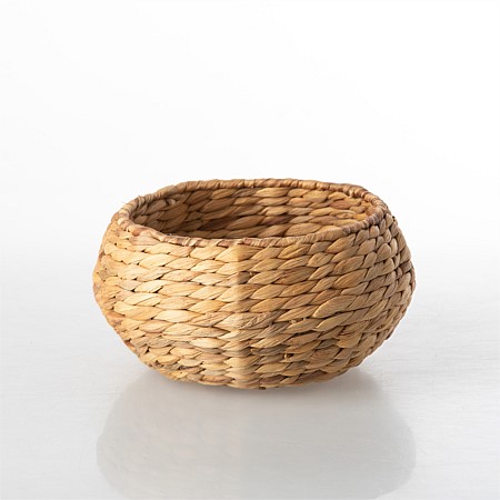 Water Hyacinth Round Baskets Set of 2