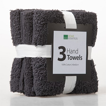 Home Essentials Hand Towel Value 3 Pack