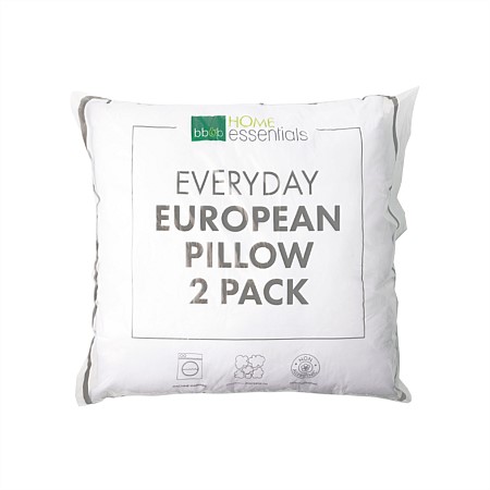 bb&b Everyday Euro Pillow Twin Pack