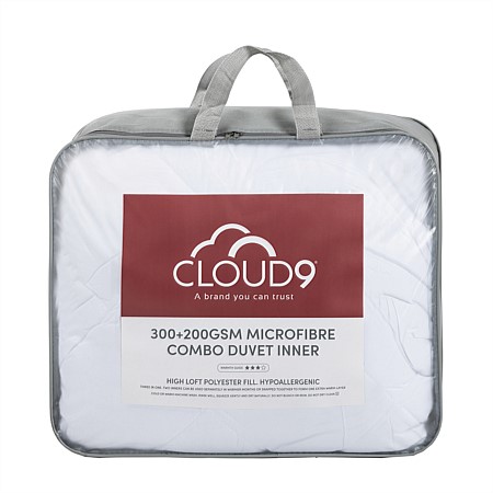 Cloud 9 200+300gsm Microfibre Combo Duvet Inner