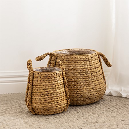 Solace Hyacinth Arrow Weave Basket