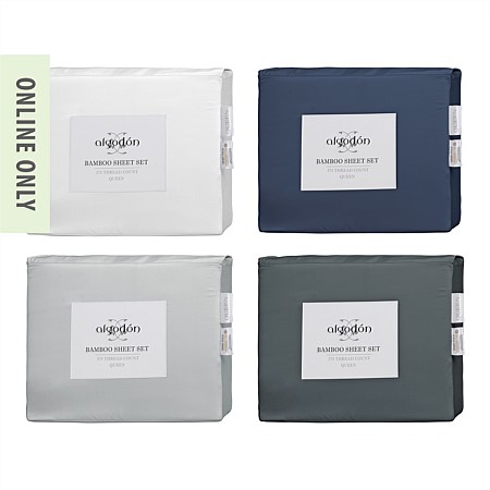 Algodon 375TC Bamboo Sheet Set