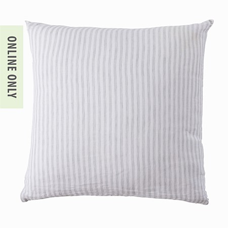  Ecoanthology 100% Linen Stripe Cushion 