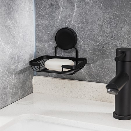 New & Improved Home Essentials Twist & Lock Soap Dish Holder