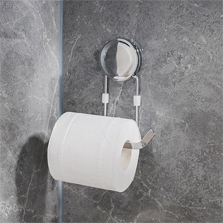 New & Improved Home Essentials Twist & Lock Toilet Roll Holder