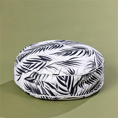Cove Cabana Pouf Cover Fern
