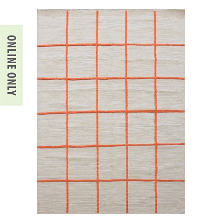 Design Republique Kirby Peach Indoor Outdoor Rug 200x300cm