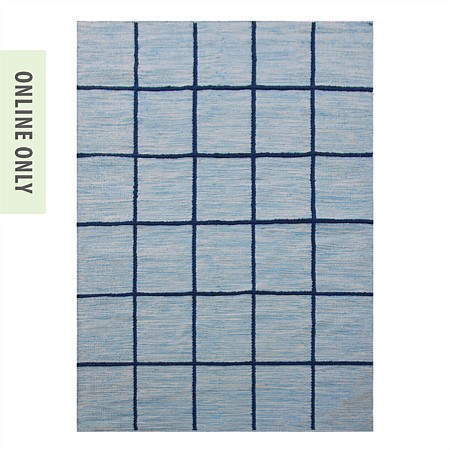 Design Republique Kirby Blue Indoor Outdoor Rug 200x300cm