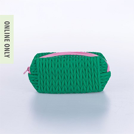 Grace & Gild Savanna Knit Cosmetic Bag Small
