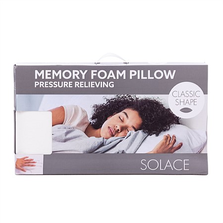 Solace Memory Foam Pillow Classic Shape
