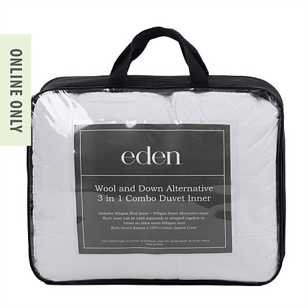 Eden Wool and Down Alternative 3 in 1 Combo Duvet Inner