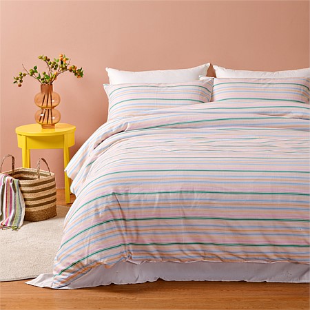 Marlo Ginny Stripe Cotton Duvet Cover Set