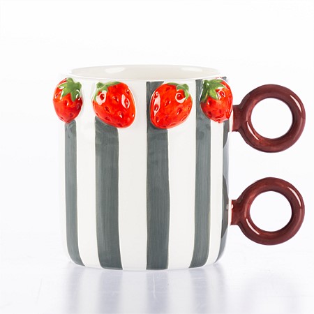  Design Republique Santos Strawberry Mug Green