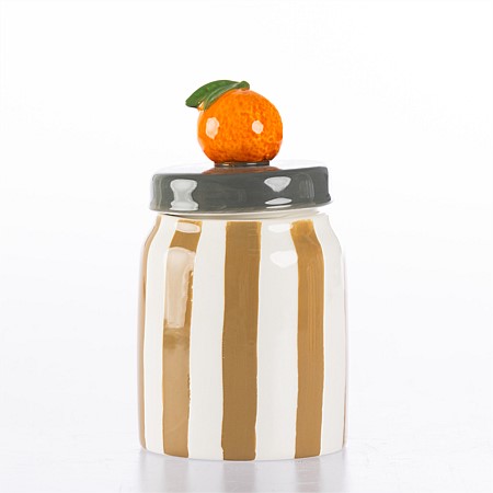 Design Republique Santos Ceramic Jar Orange