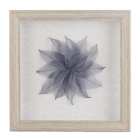 Gracious Living 3D Leaf Wall Art Grey