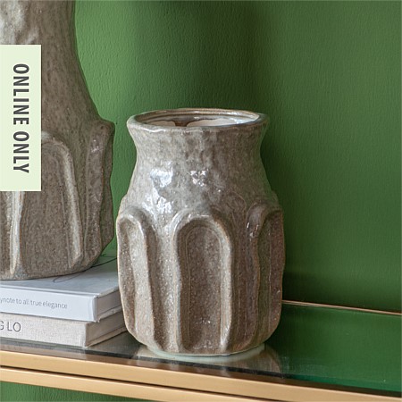 Gracious Living Frill Ceramic Vases
