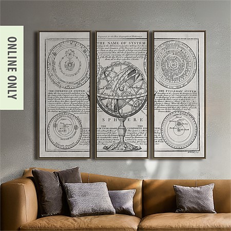 Design Republique Sphere 3 Piece Wall Art 