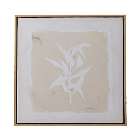 Gracious Living Sand Botannica Leaves Wall Art 