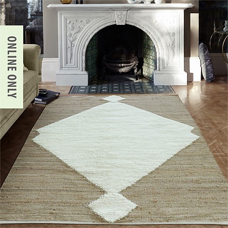 Cove Shyla Diamond  Jute Wool Rug 160x230cm