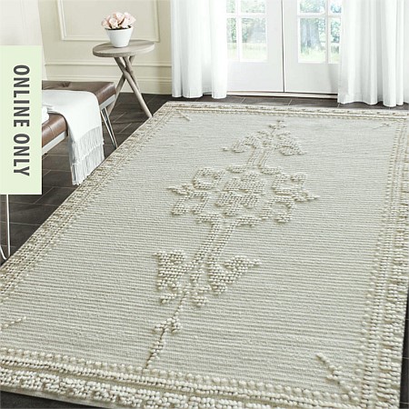 Gracious Living Imogen Applique Wool Rug 160x230cm