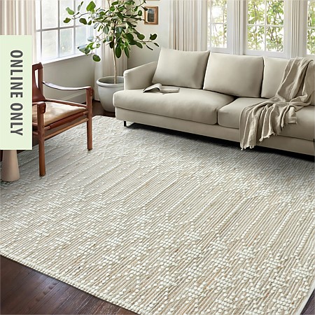 Solace Jolie Star Wool Jute Rug 160x230cm
