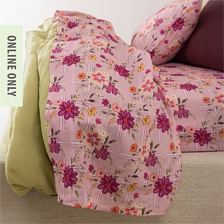 Amparo Madilyn 100% French Flax Linen Flat Sheet 