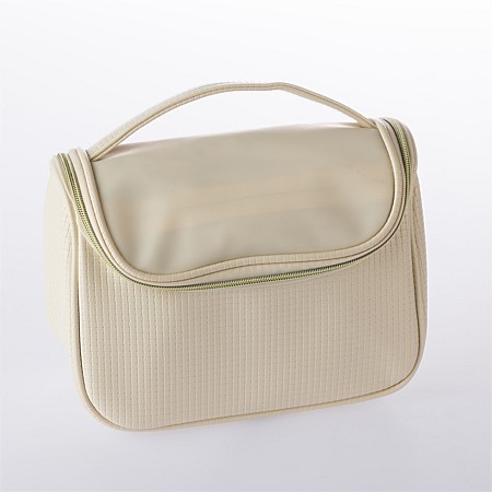 Grace & Gild Sadie Curved Zip Top Cosmetic Bag