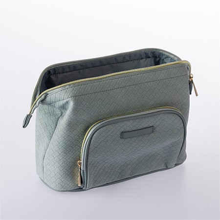 Grace & Gild Clara Front Pocket Cosmetic Bag