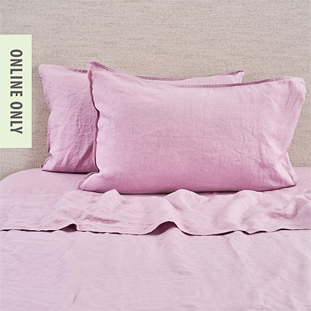 Ecoanthology 100% French Flax Linen Pillowcase Pair