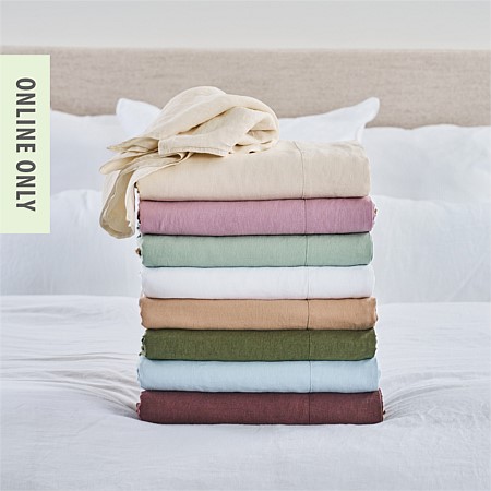 Ecoanthology 100% French Flax Linen Flat Sheet