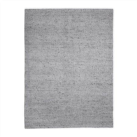 Fieldcrest Simplicity Silver Textured Rug 160x230cm