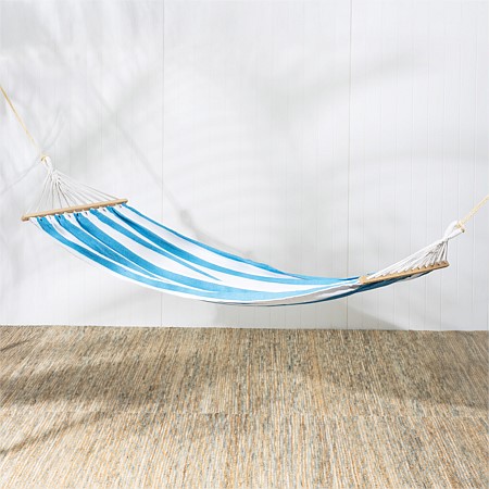 Outsidings Siesta Hammock Striped Blue & White