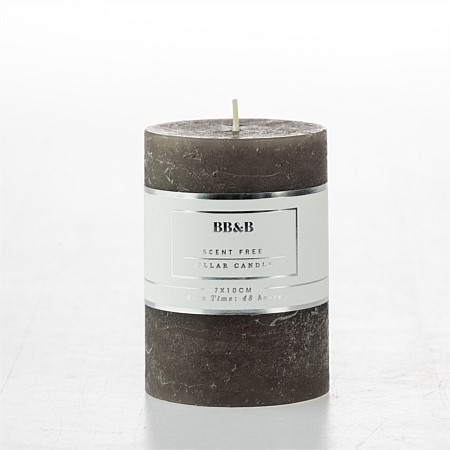 bb&b Scent Free 10cm Pillar Candle