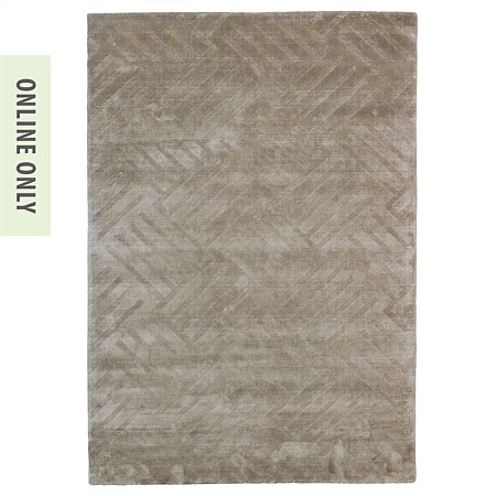 Design Republique Champ Taupe Viscose Rug 200x300cm