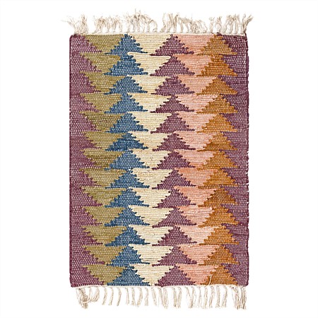 Design Republique Multi Triangle Scatter Rug 60x90cm