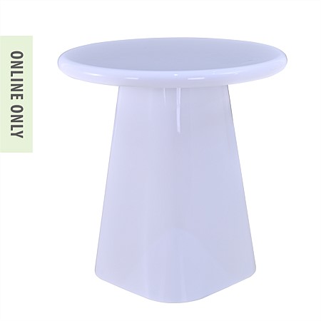 Design Republique Lacquer Side Table White 