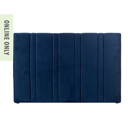 Solace Allie Headboard Navy Super King 