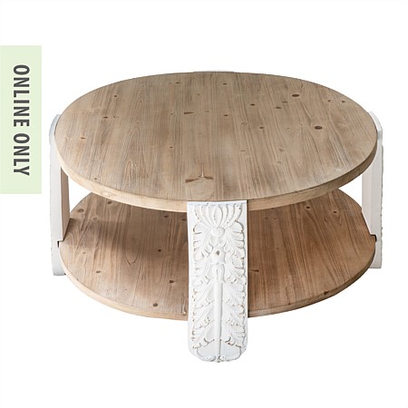 Gracious Living Ally Antique Coffee Table 80cm