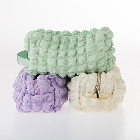Design Plus Kira Seersucker Cosmetic Bag