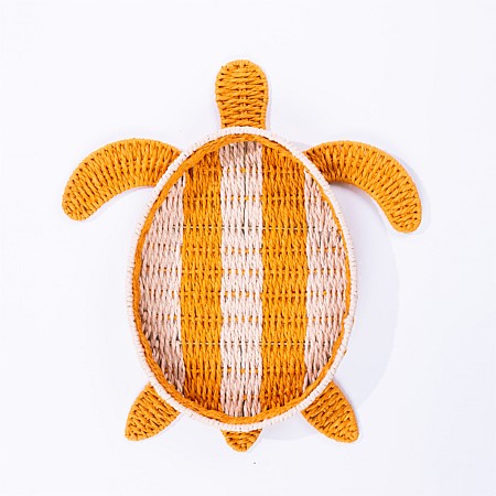 Design Republique Decor Turtle Tray Orange