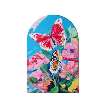 Design Republique Arched Wall Art Summer Butterflies