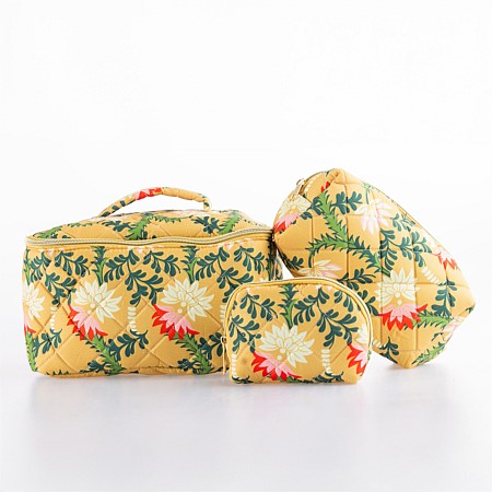 Design Republique Nina Quilted Cosmetic Bag