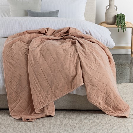 Design Republique Lia Stonewashed Cotton Blanket