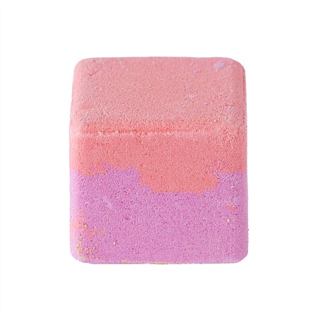 Grace & Gild Fun Double Layer Square Bath Bomb Pink Clay 50g