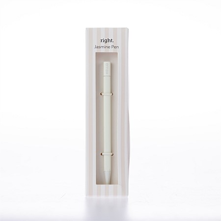 Right. Jasmine Metal Pen Hello