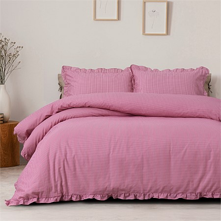 Design Republique Kayla Gingham Cotton Duvet Cover Set