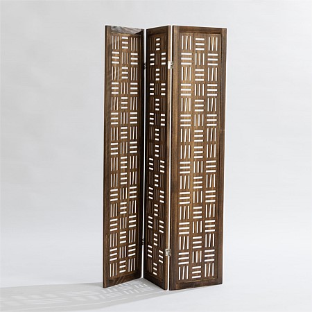 Design Republique Oliver Lines Screen Walnut