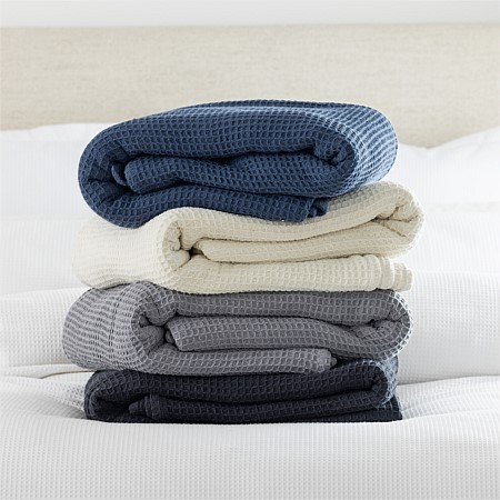 Fieldcrest Cotton Waffle Blanket