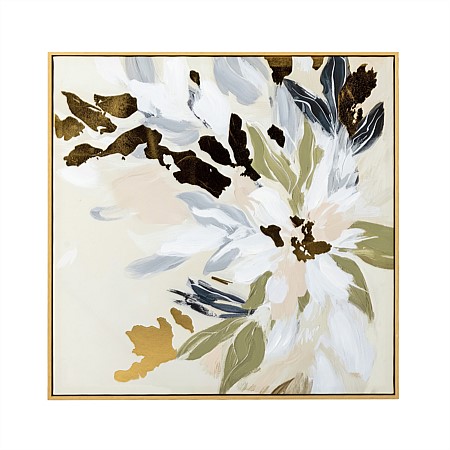 Gracious Living Flower Spray Canvas Wall Art