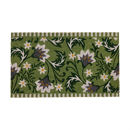 Gracious Living Grace Floral Coir Mat 